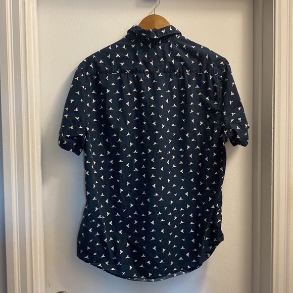 Cactus button up shirt with bird pattern - Picture 2 of 2